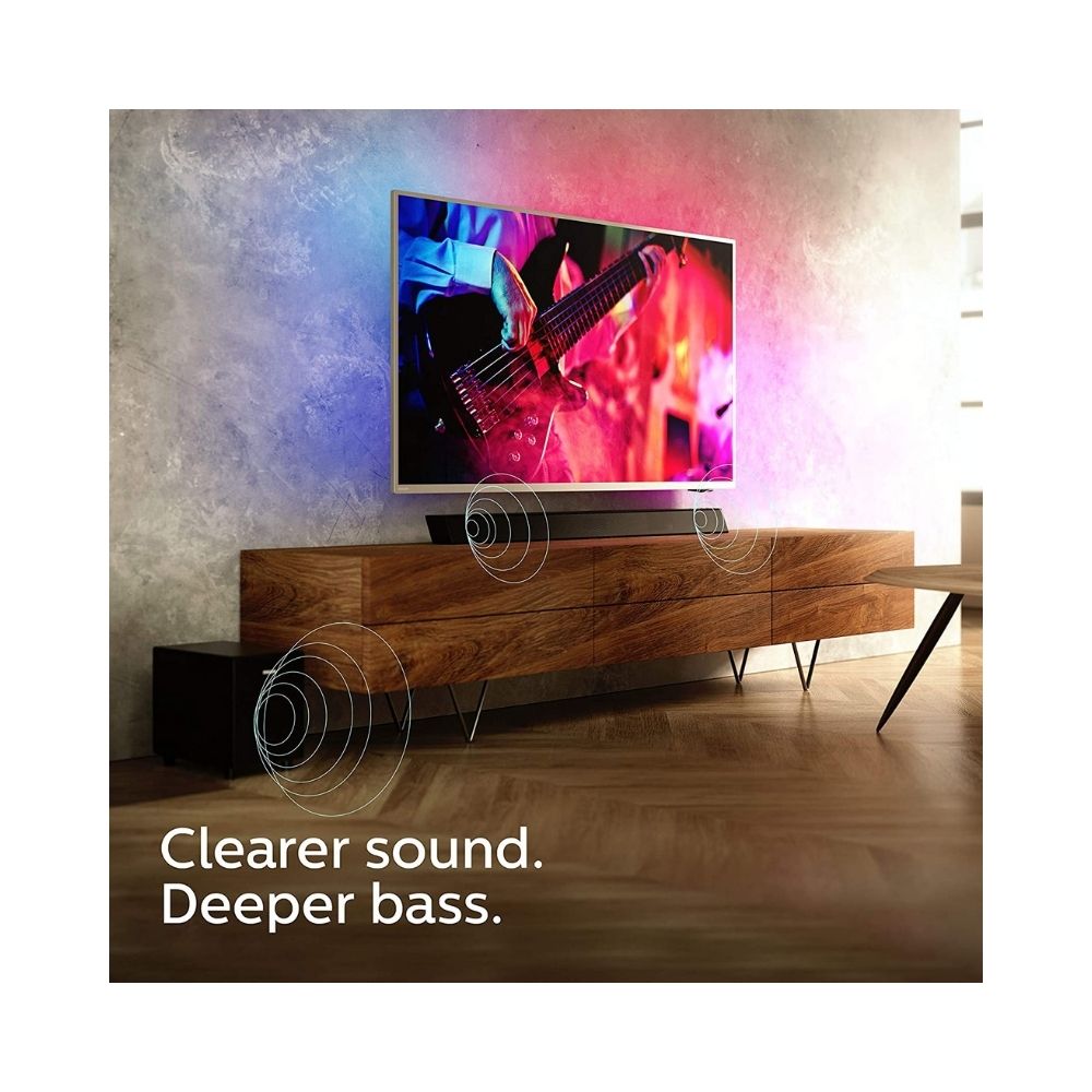 Philips Audio TAB5305/94 2.1CH 70W Bluetooth Soundbar (Black)