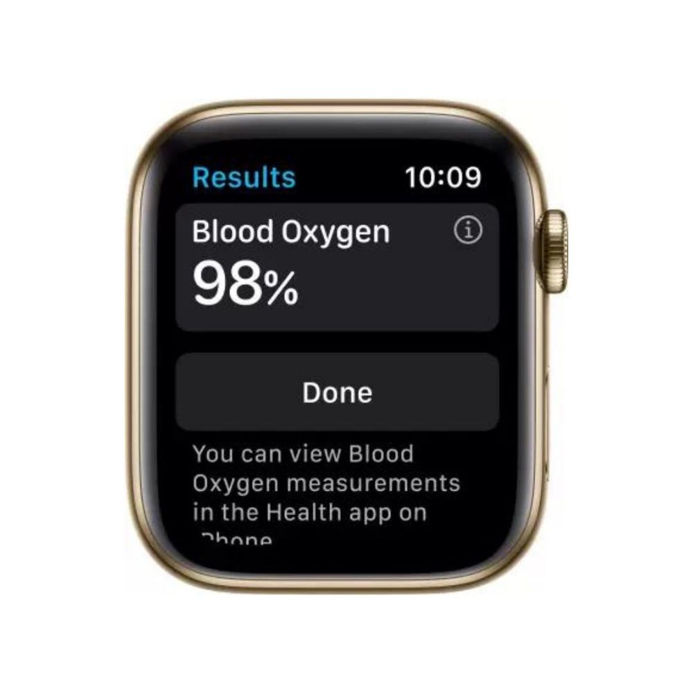 Apple Watch Series 6 GPS + Cellular, 44mm Gold Stainless Steel Case with Gold Milanese Loop M09G3HN/A