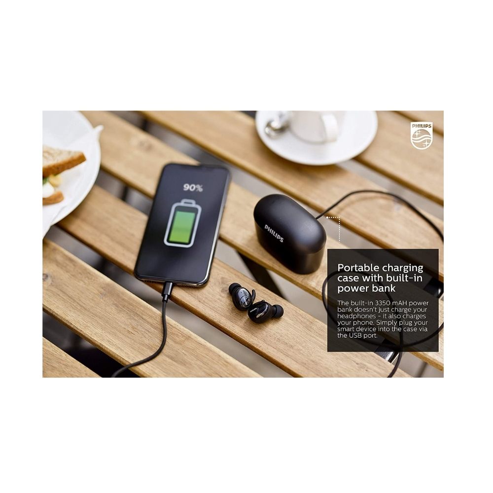 Philips Audio UpBeat SHB2515 Bluetooth 5.0 Truly Wireless Earbuds