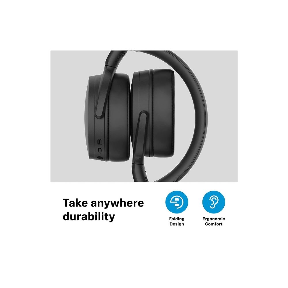 Sennheiser HD 450BT Wireless Bluetooth Over The Ear Headphone with Mic (Black)