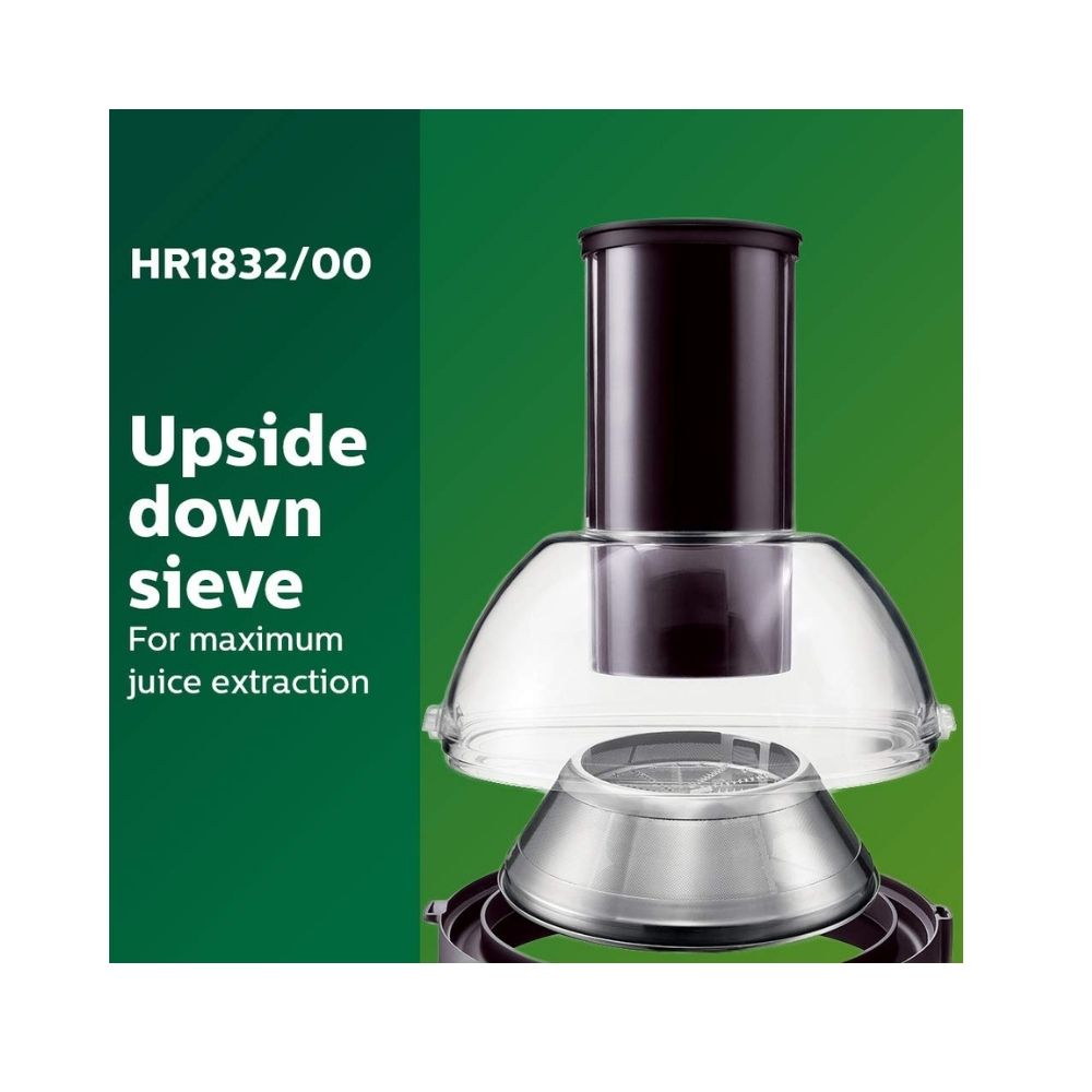PHILIPS HR1832/00 500 W Juicer (1 Jar, Ink Black)
