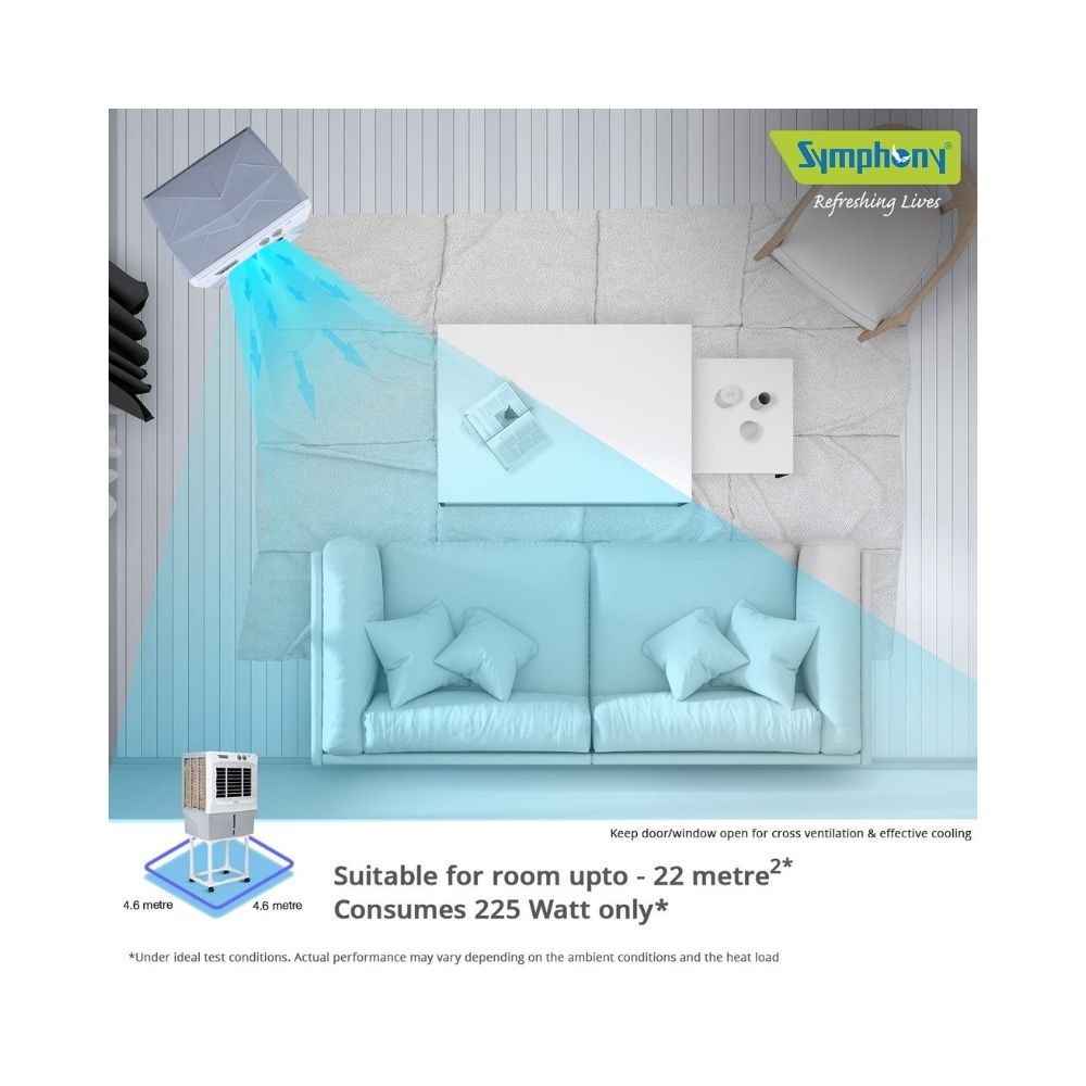 Symphony JUMBO 45DB Powerful Double Blower