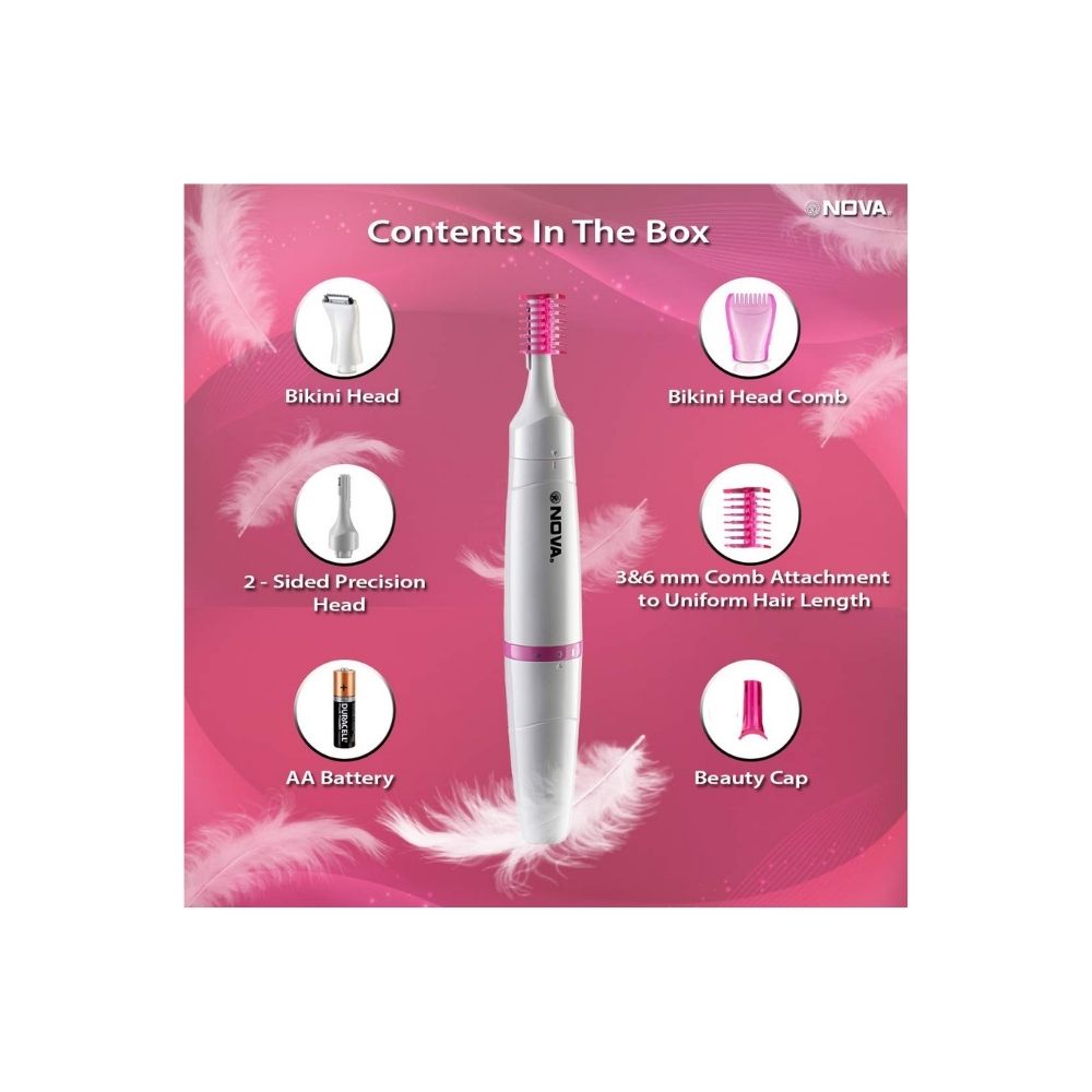 Nova NLS 530 Sensi-Trim Bikini & Facial Trimmer for Women
