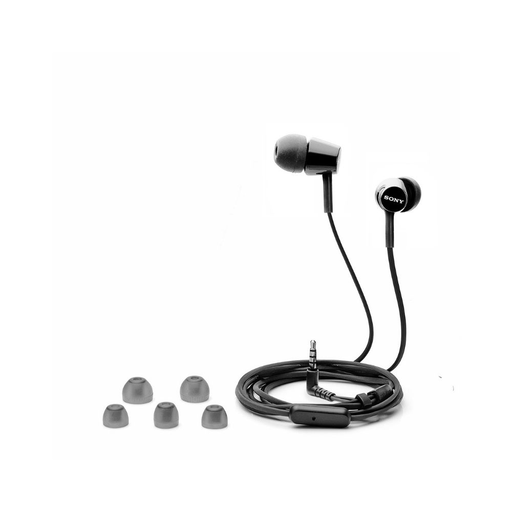 Sony MDR-EX155AP Wireless in Ear Headphone with Mic (Black)