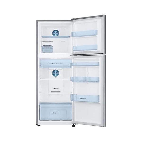 Samsung 324 L 3 Star Inverter Frost-Free Double Door Refrigerator (RT34T4533SL/HL, Real Stainless, Convertible)