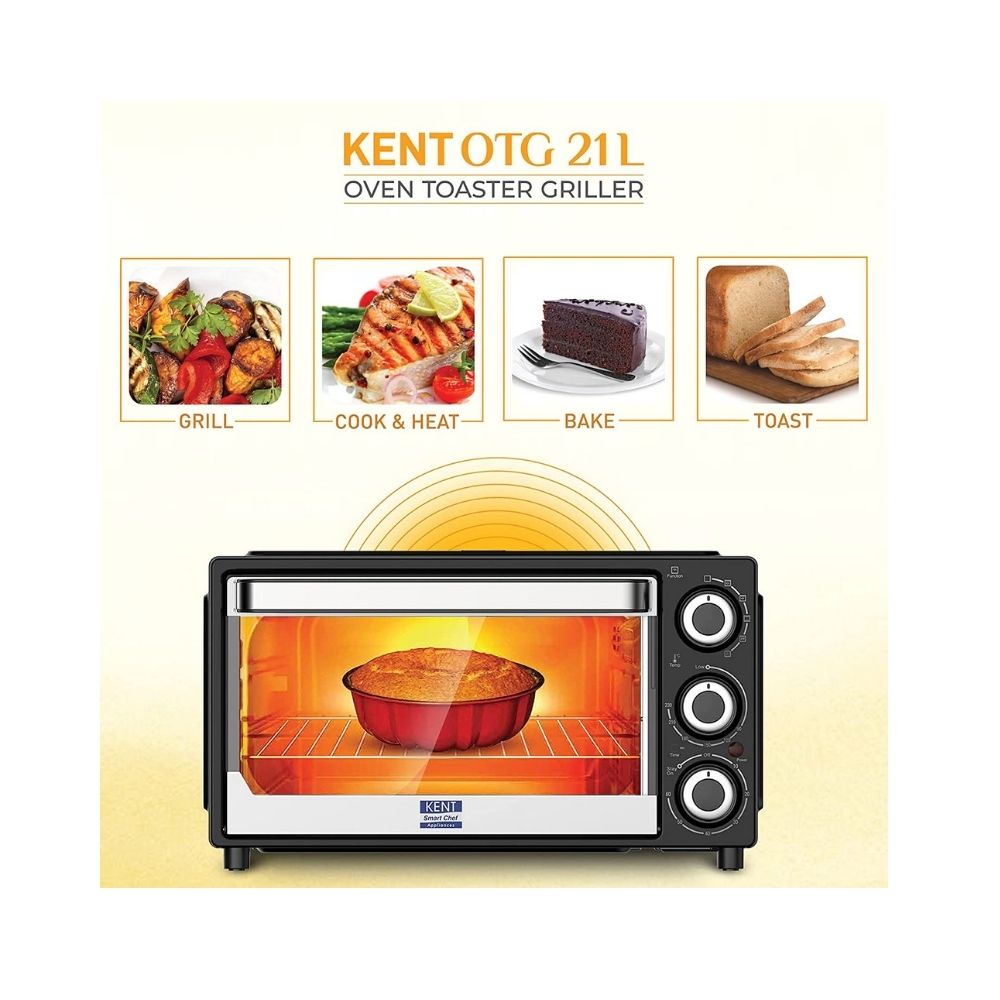 Kent 16103 OTG 21L | 1300W | Bake, Grill, & Toast