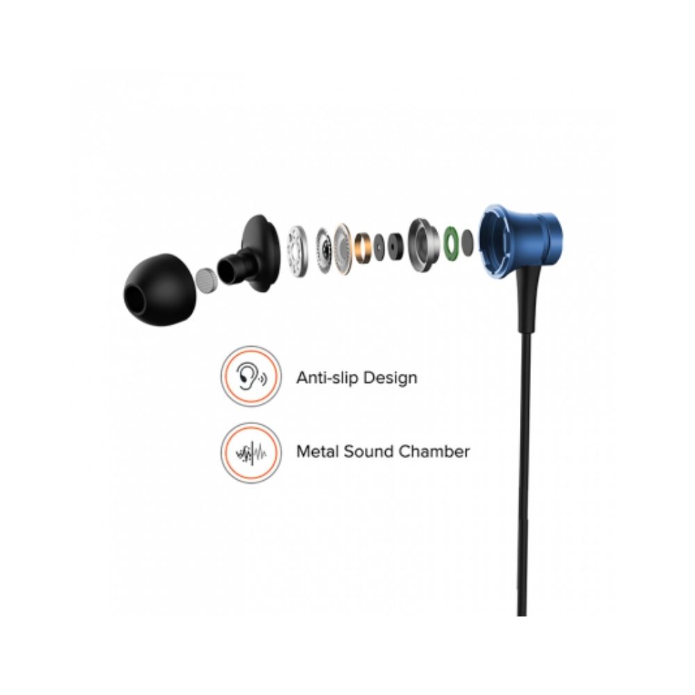Mi Basic Wired Headset  (Blue, Black, In the Ear)