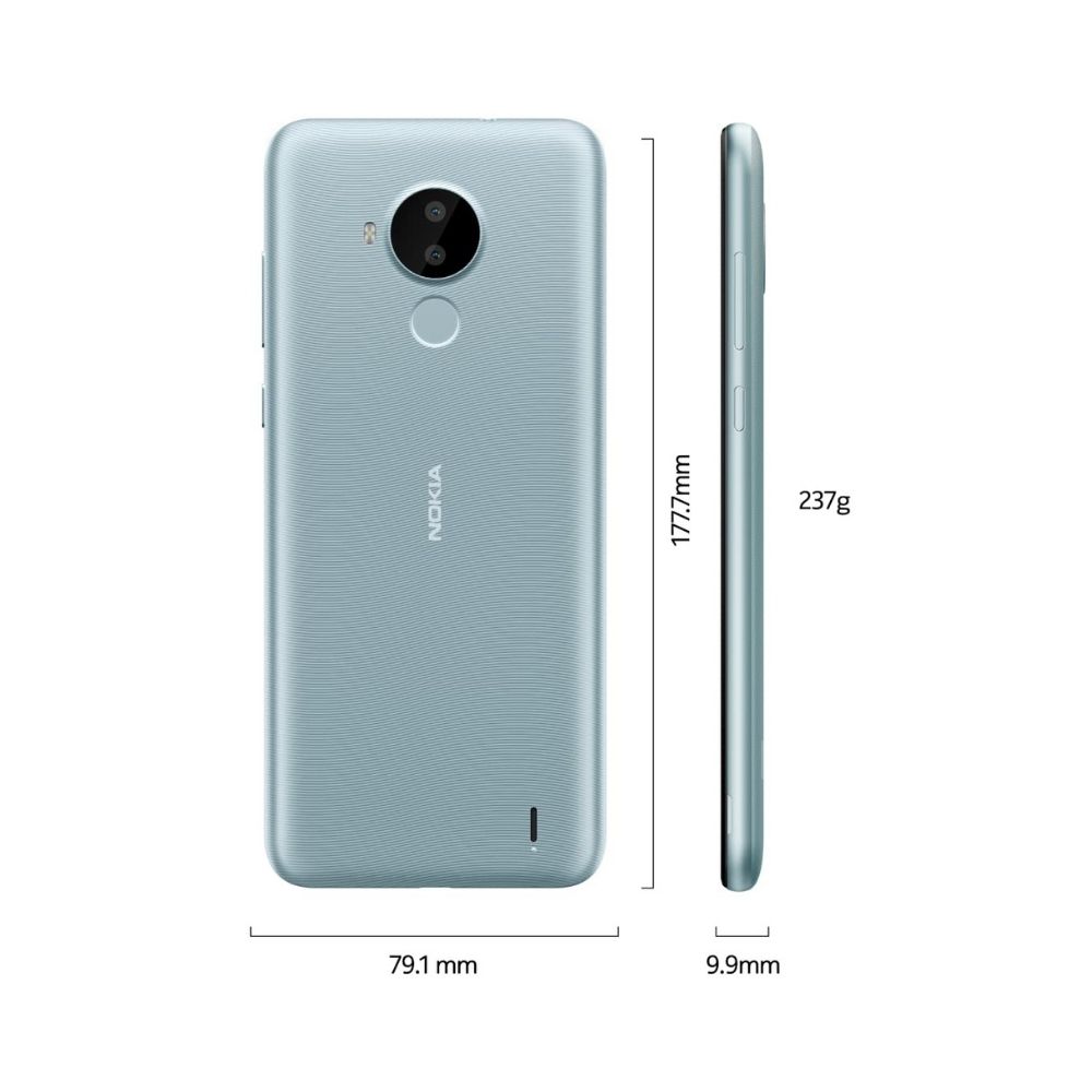 Nokia C30, 6000 mAh Battery, 6.82” HD+ Screen, 4 + 64GB Memory (White)