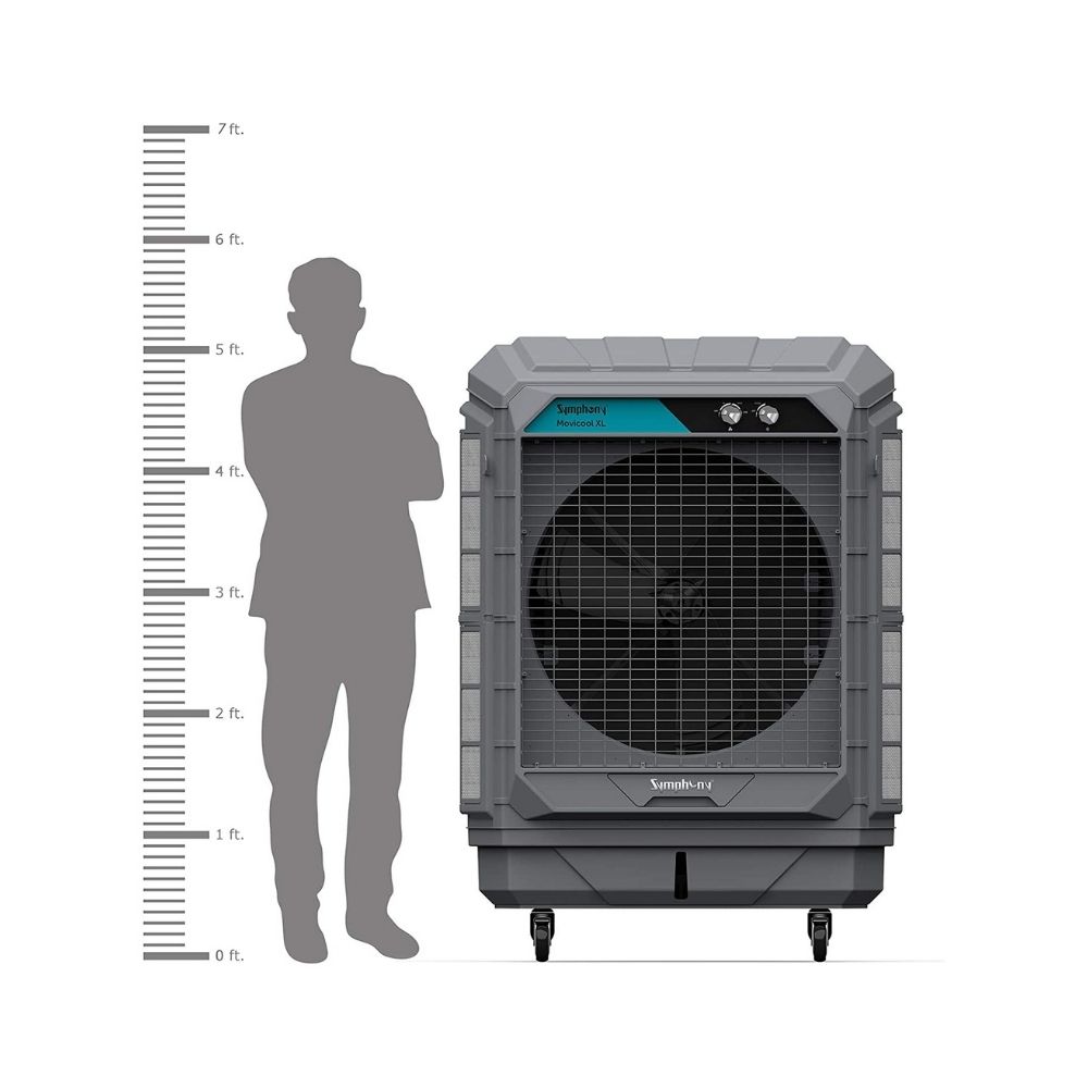 Symphony Movi-cool 100-G Desert Cooler (Grey, XL)