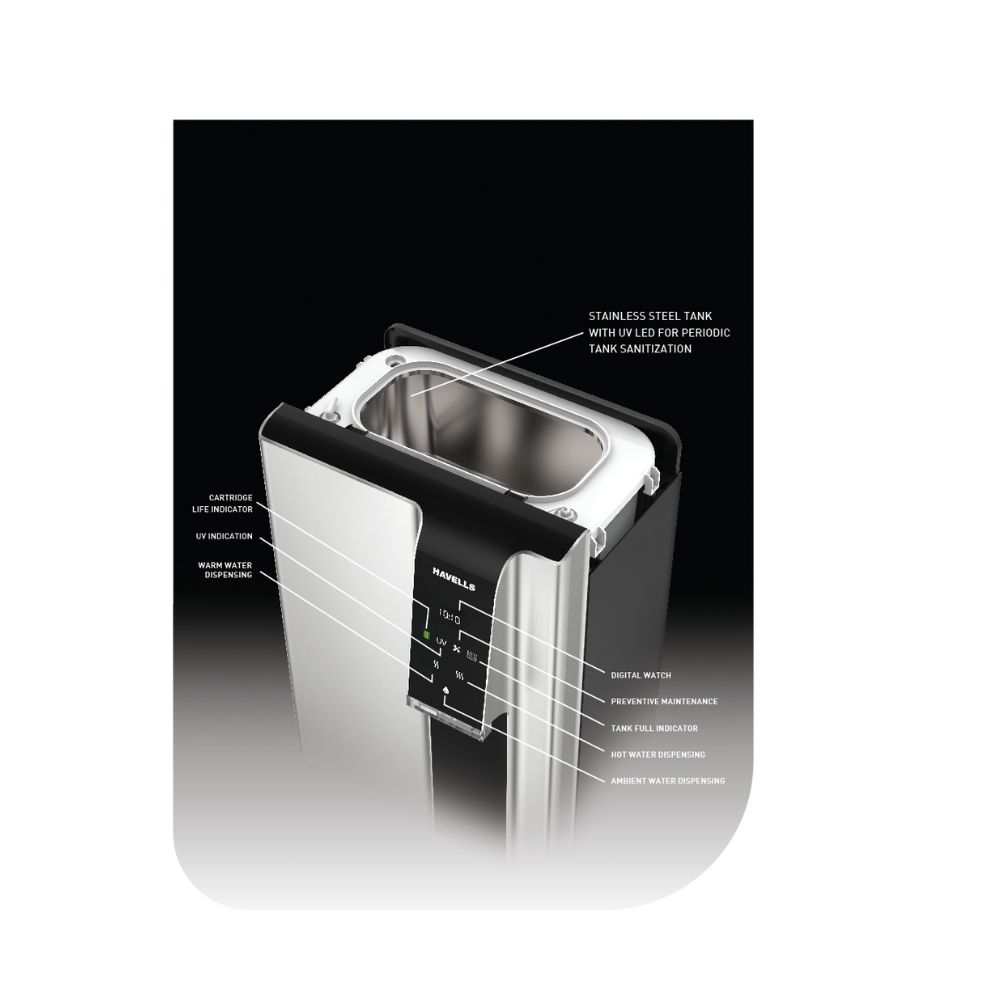 havells alkaline range water purifier gracia alkaline