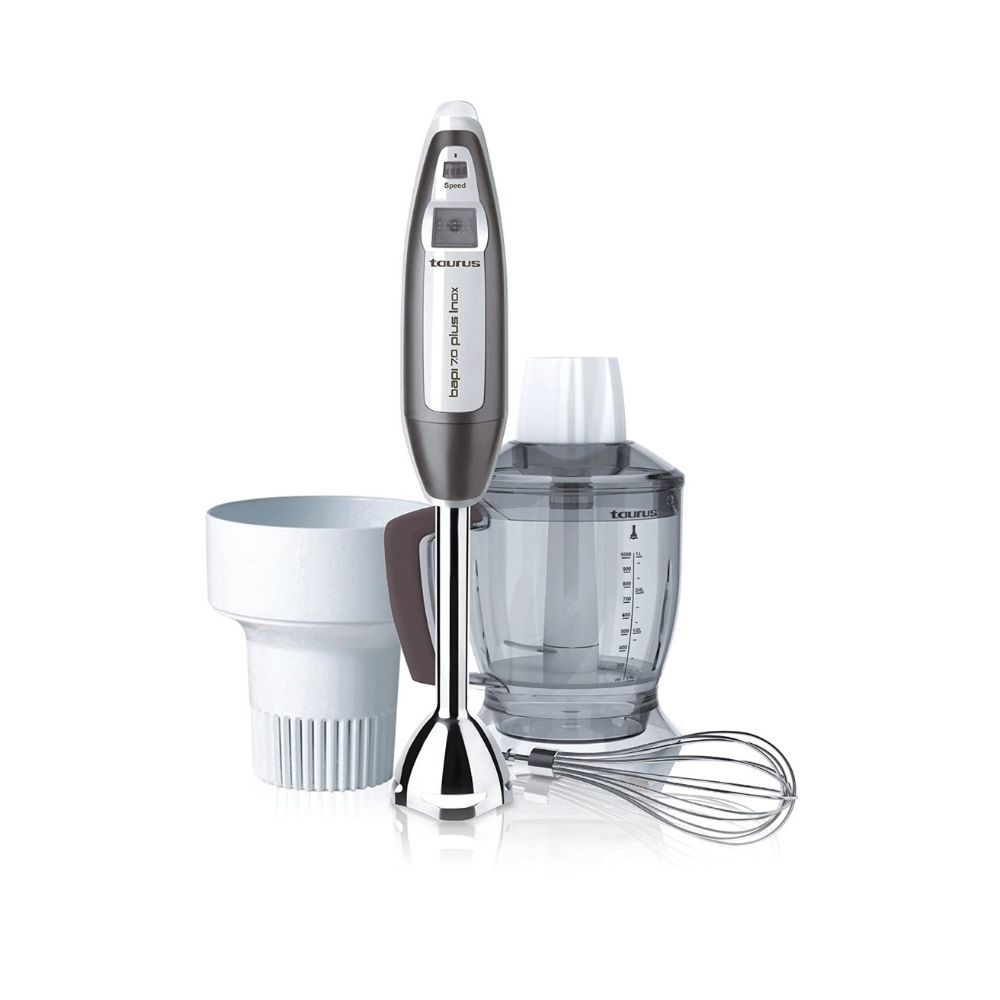 Taurus BAPI 7.0 Plus INOX 600-Watt Hand Blender (White and Grey)