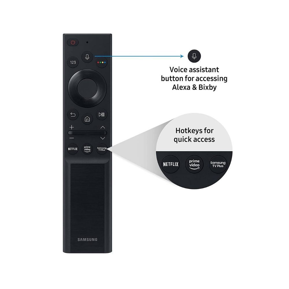 Samsung 139.7 cm (55 Inch) Ultra HD (4K) LED Smart TV Black (UA55AU8000KLXL)