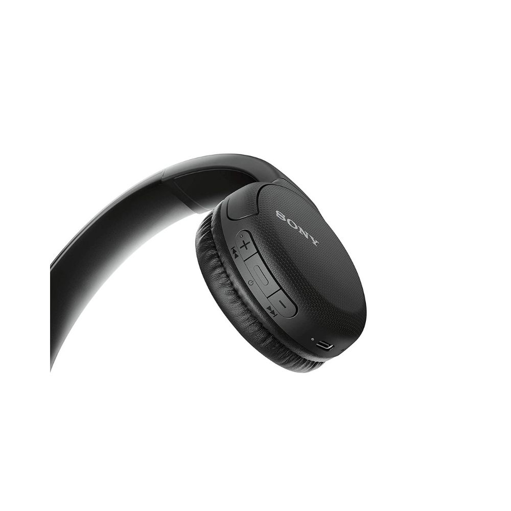 Sony WH-CH510 Bluetooth Wireless On Ear Headphones with Mic (Black)