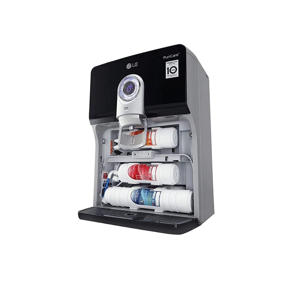 LG WW184EPB Dual Protection Airtight Stainless steel Tank with Multi Stage RO Filtration Water Purifier