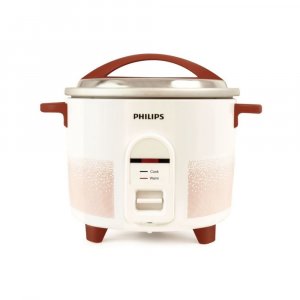 PHILIPS HL1662/00 1-L Electric Rice Cooker (White/Red)