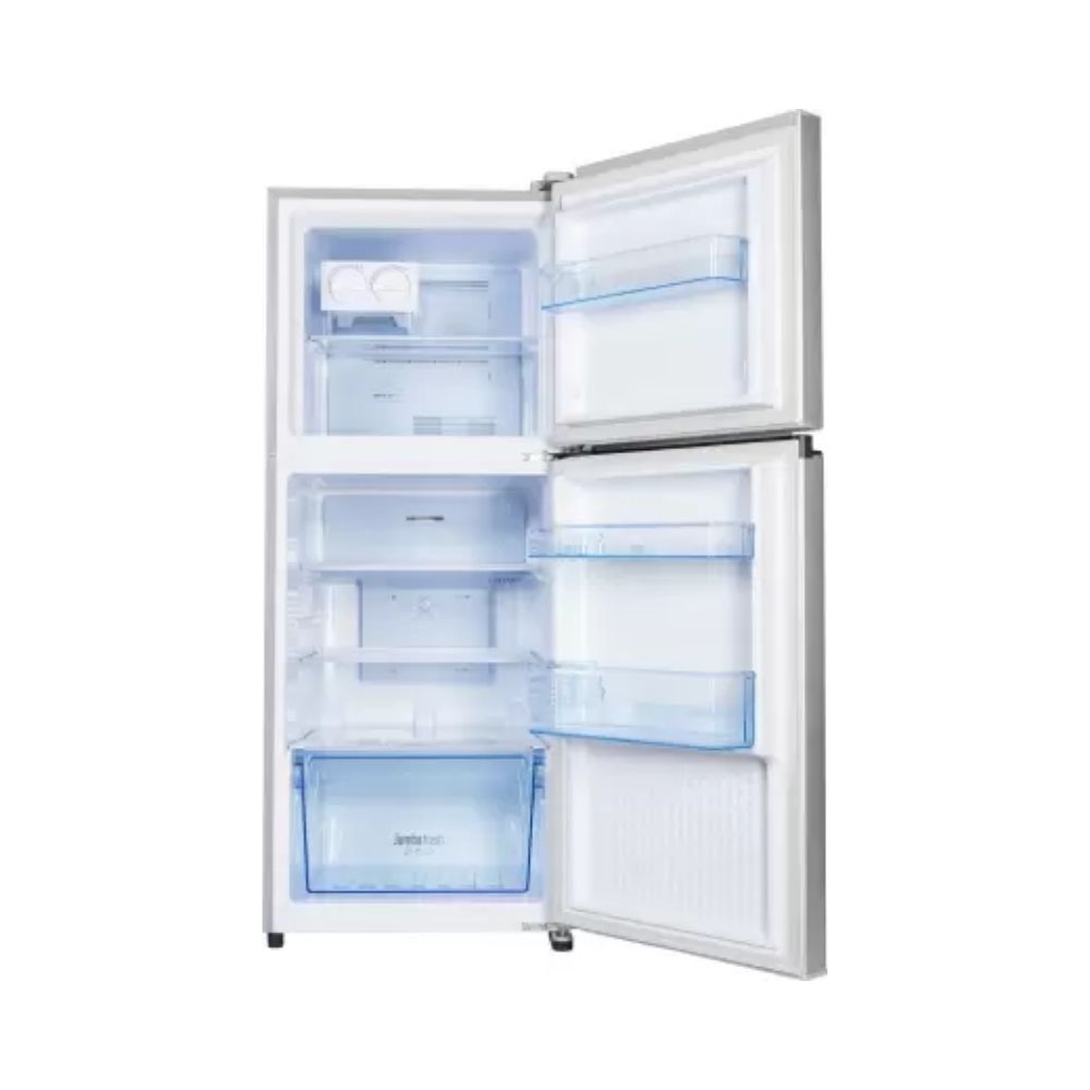 Panasonic 268 L Frost Free Double Door 3 Star Refrigerator  (Shining Silver, NR-FBG27VSS3)