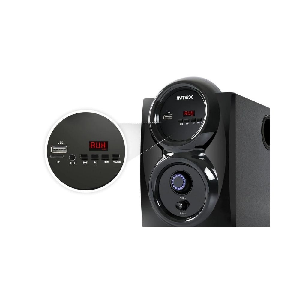 Intex Shine FMUB 4.1 CH 65W Bluetooth Multimedia Speakers Home Speaker
