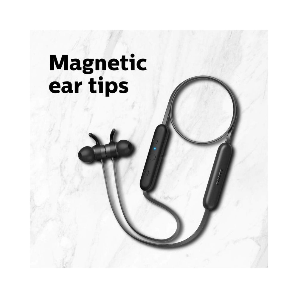 Philips Audio TAE1205BK/00 Bluetooth Wireless in Ear Earphones with Mic (Black)