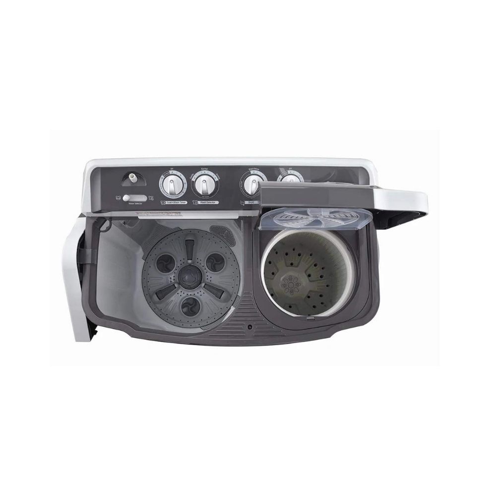 LG 8.0 kg 5 Star Semi-Automatic Top Loading Washing Machine (P8030SGAZ)