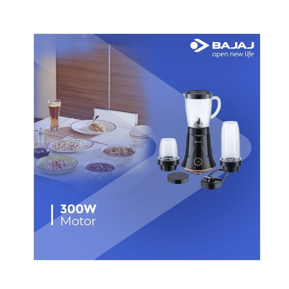 Bajaj NX-01, Powerful 300W Mixer Grinder Juicer
