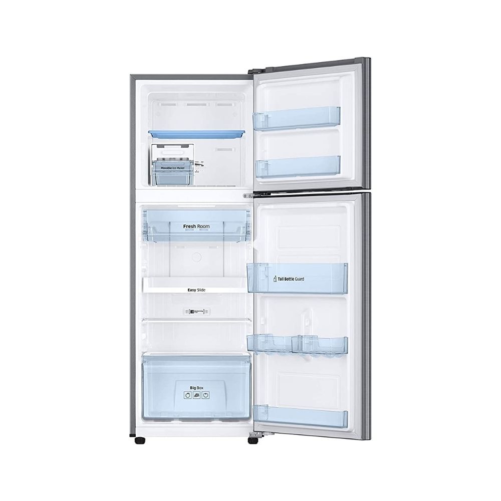 Samsung 253 L 3 Star Frost-Free Double Door Refrigerator (RT28T3453S9/HL, Refined Inox), Refined Inox(Matt Doi Metal)