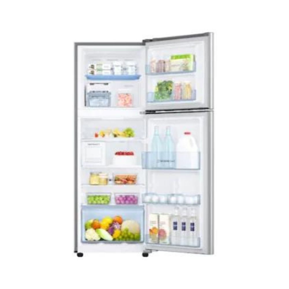 Samsung 222 L 3 Star Frost Free Double Door Refrigerator Mystic Overlay White (RT28T3A336W/HL)