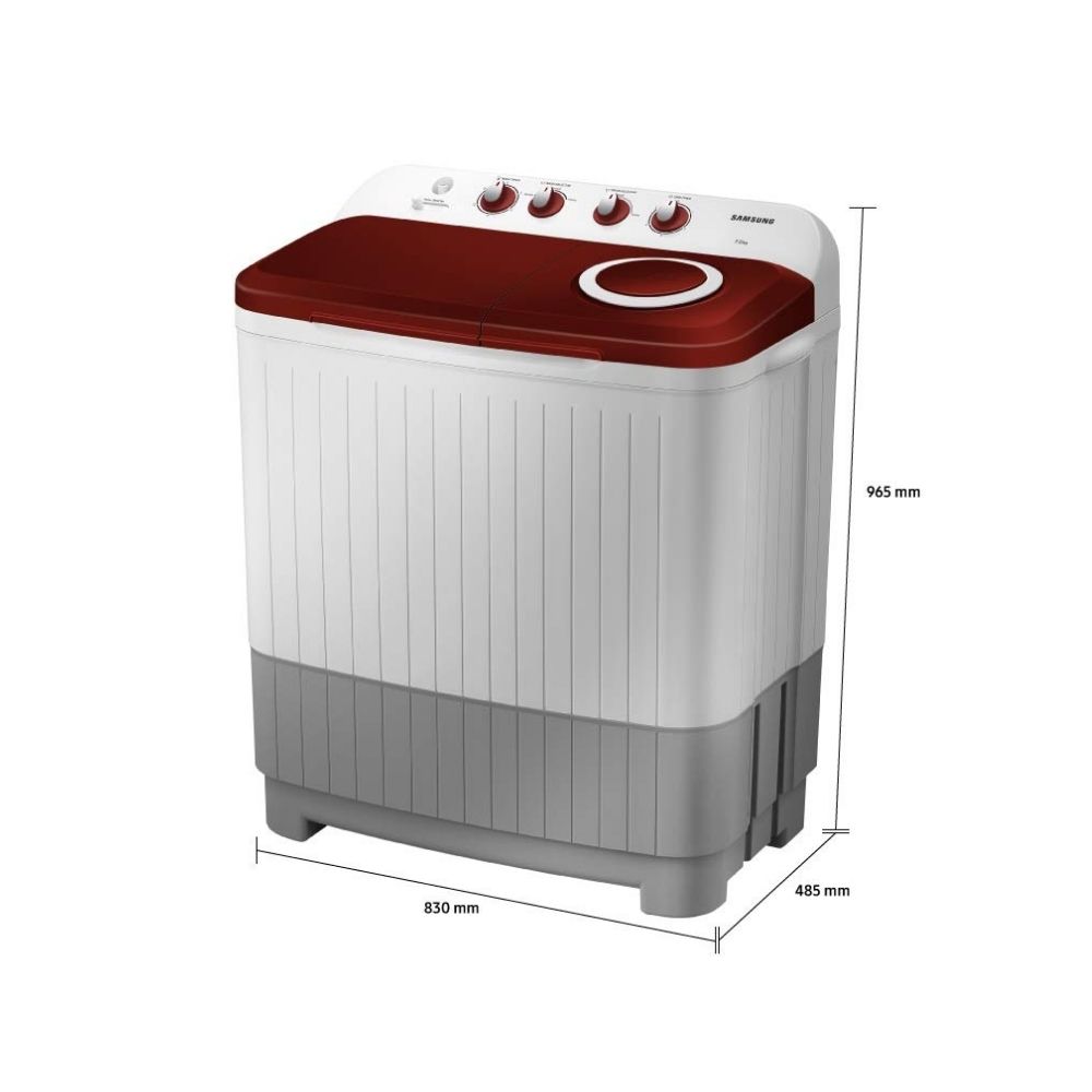 Samsung 7.0 Kg Inverter 5 star Fully-Automatic Top Loading Washing Machine (WT70M3000HP/TL, Light Grey)