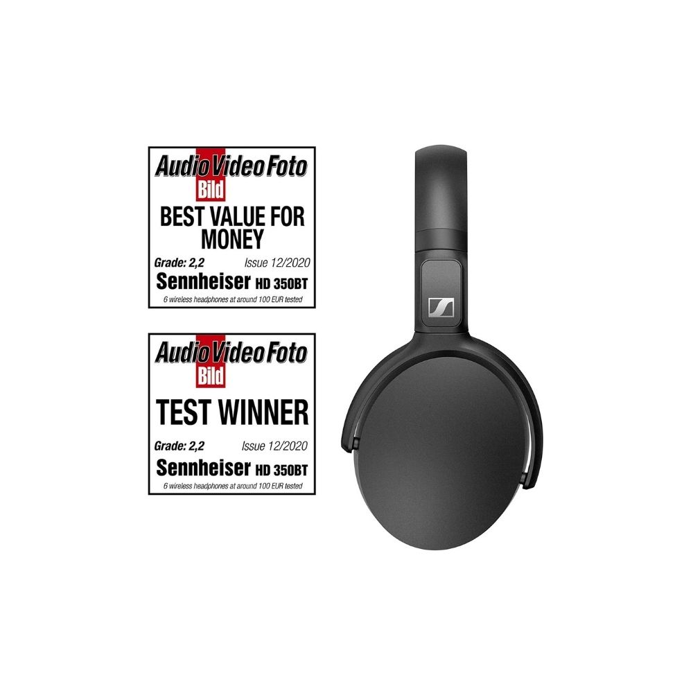Sennheiser Over Ear Wireless HD 350BT Black Headphone