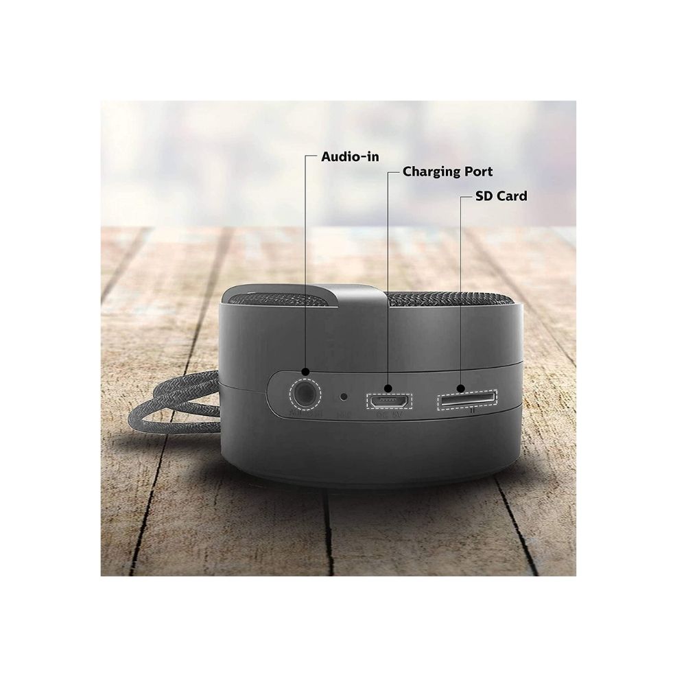 Philips BT40BK/94 Bluetooth Portable Wireless Speaker (Black)