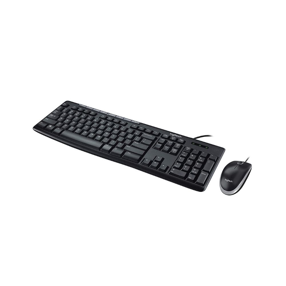 Logitech MK200 USB 2.0 Wired Keyboard-Mouse (Combo)