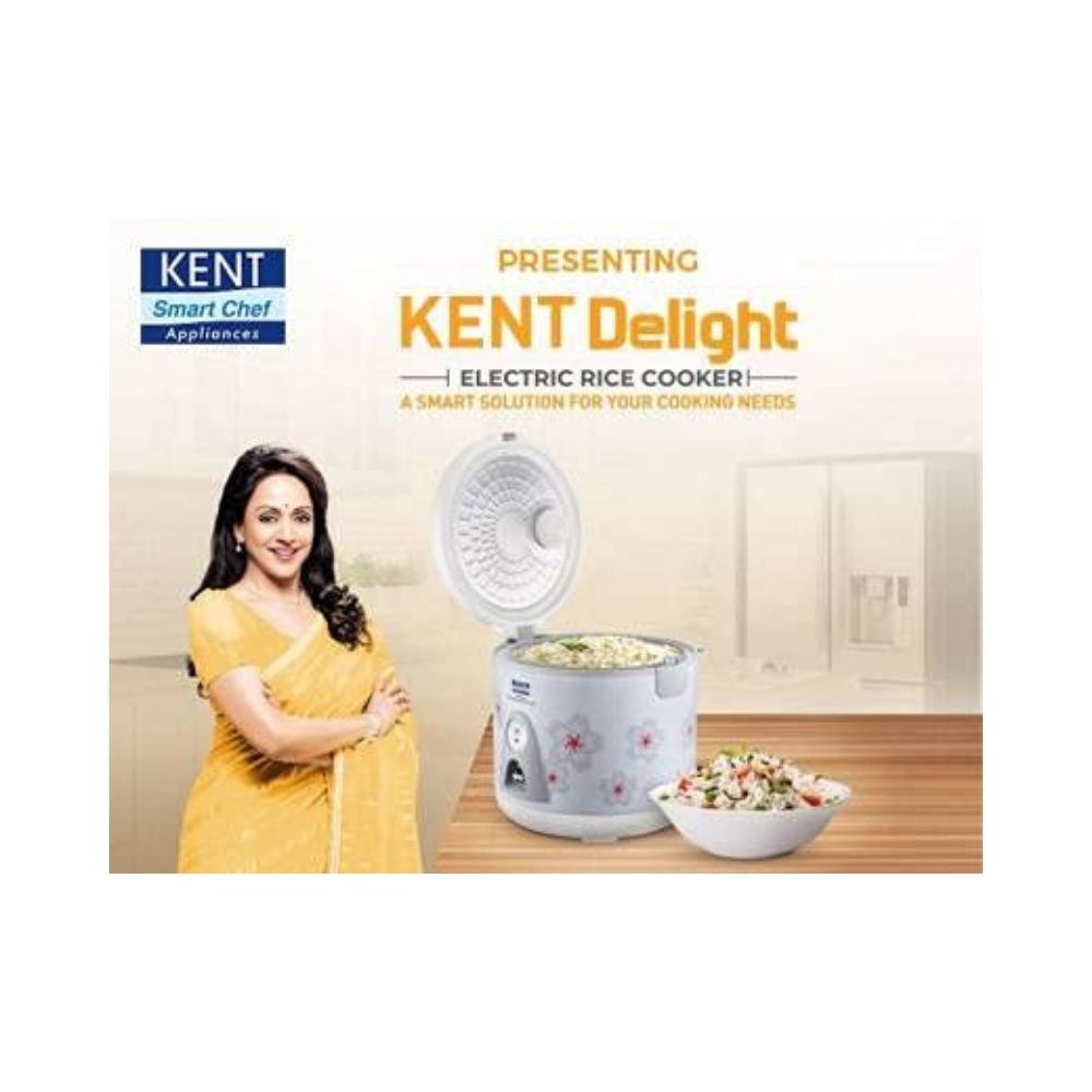 Kent Delight Electric Rice Cooker 1.8 L White 16066
