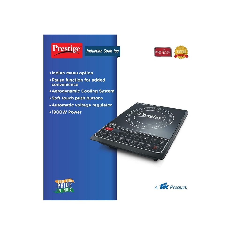 Prestige PIC 16.0 plus Induction Cooktop  (Black, Push Button)