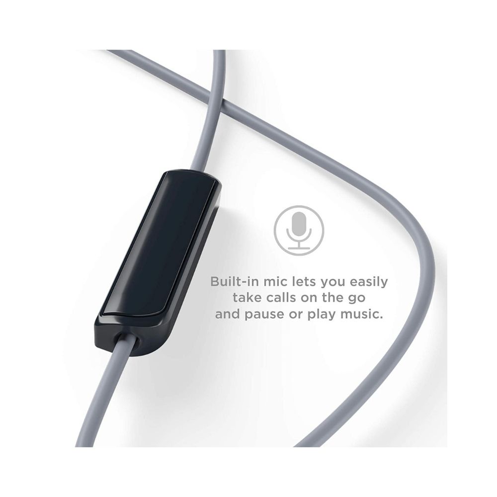 TCL Socl 100 Wired in Ear Headphone with Mic (Phantom Black )