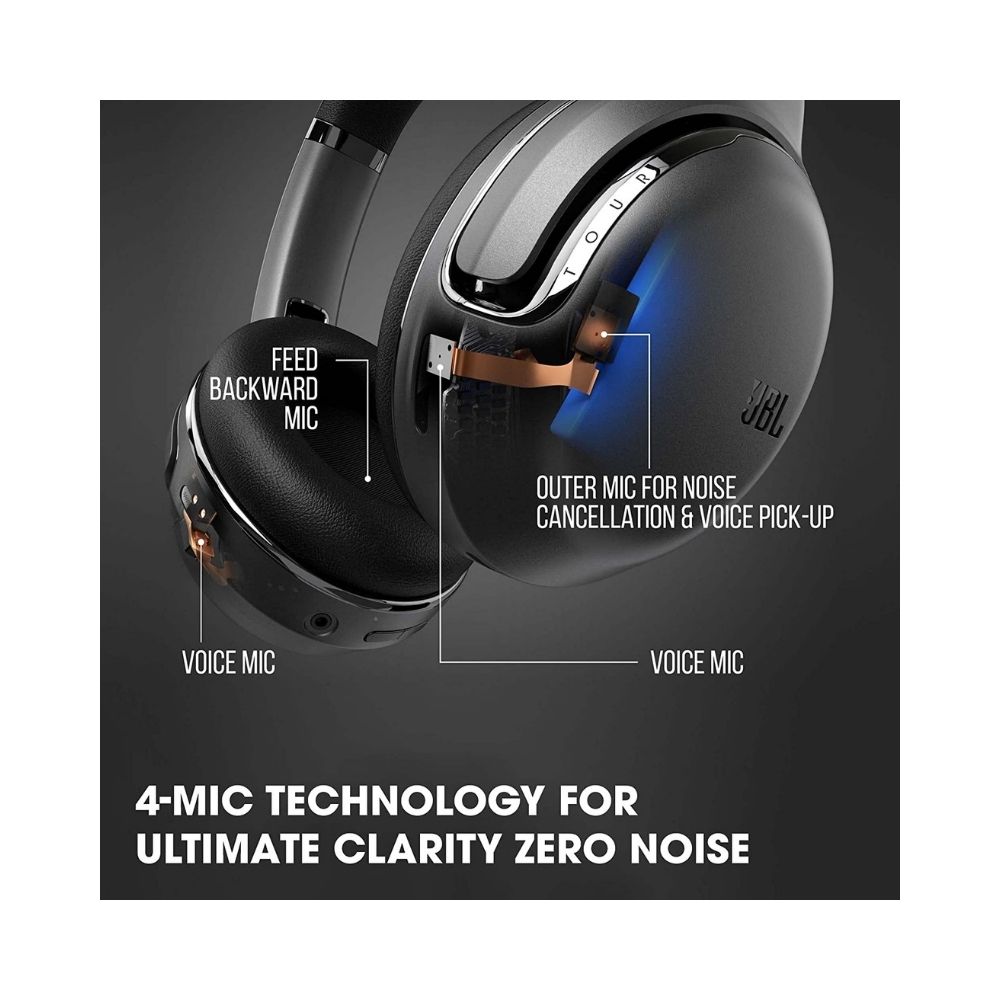 JBL Tour One, True Adaptive Noise Cancellation Bluetooth Wireless Over Ear Headphones
