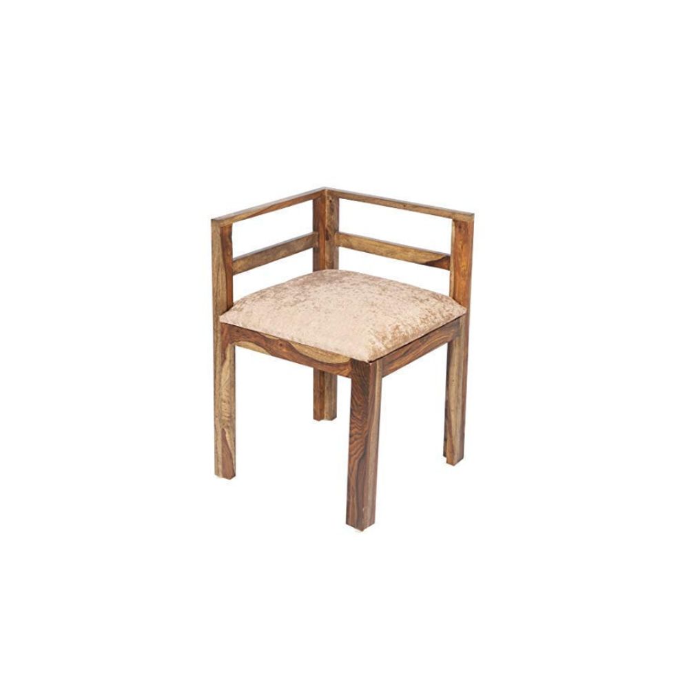 Aaram By Zebrs  Furniture Solid Sheesham Wooden 4 Seater Coffee Table Set/Center Table with 4 Stools for Home & Hotel Living Room(Natural Finish)