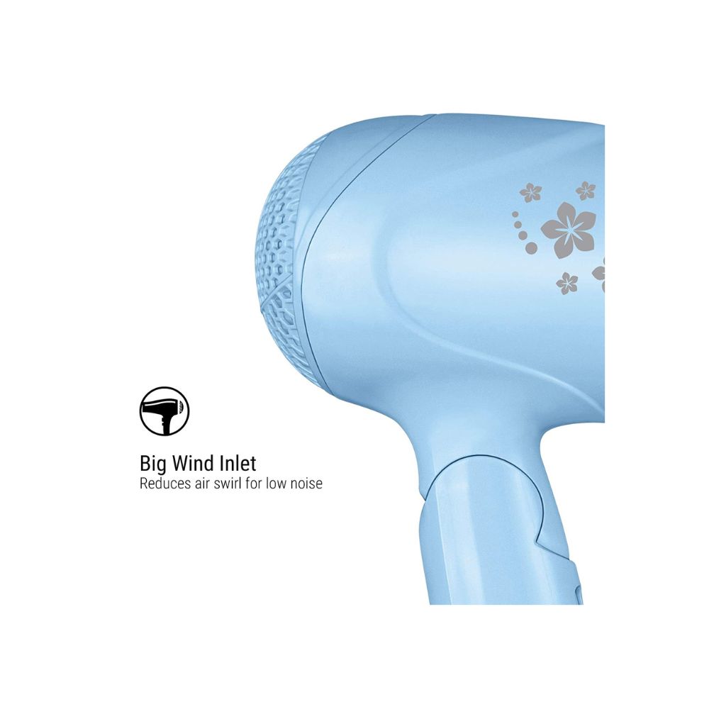 Syska hd1620 trendsetter 1200watt hair dryer (blue)