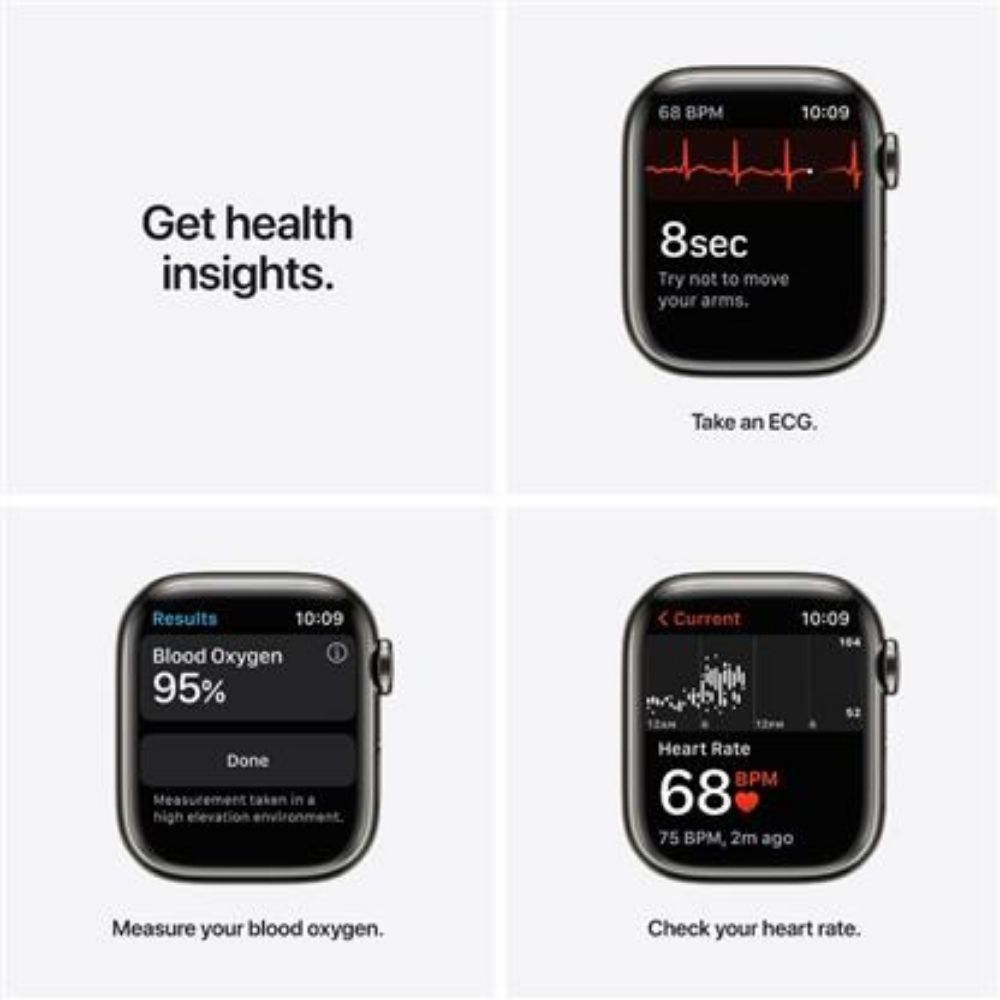 Apple Watch Series 7 MKHT3HN/A GPS + Cellular 41mm Smart Watch (Green)