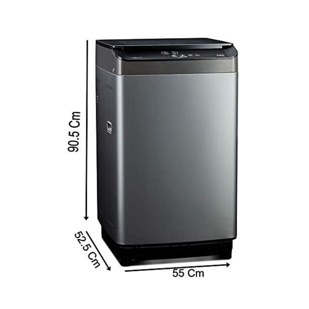 Voltas Beko 6.5 Kg 5 Star Fully Automatic Top Load Washing Machine (Indian Specific Function, WTL65UPGC, Grey)