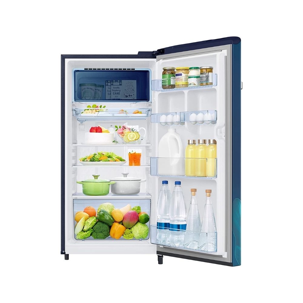 Samsung 198 L 4 Star Inverter Direct cool Single Door Refrigerator(RR21A2E2X9U/HL, Digi-Touch Cool, Paradise Blue)