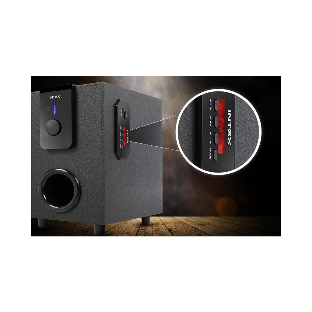 Intex Cloud TUFB 4.1 CH 60W Bluetooth Multimedia Speakers Home Speakers