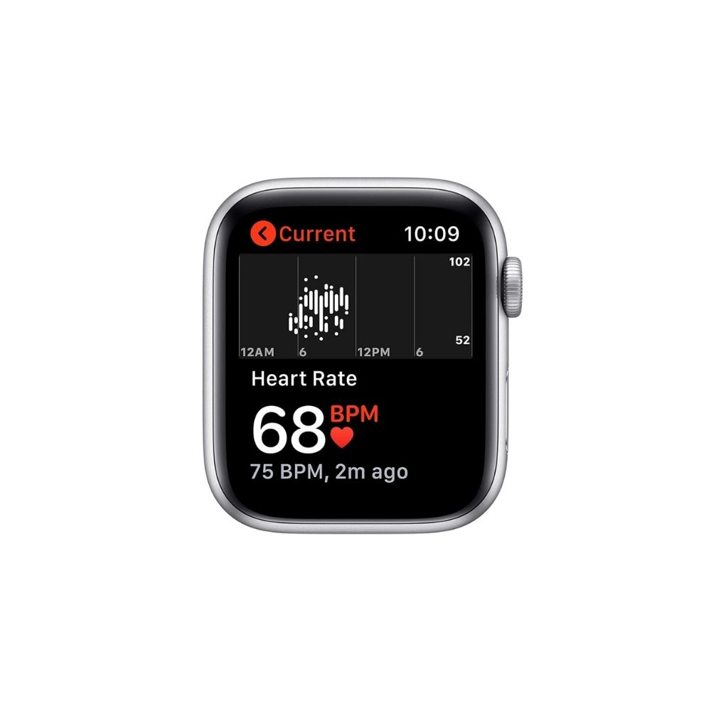 Apple Watch SE GPS + Cellular MYEV2HN/A 44 mm Silver Aluminium Case with White Sport Band