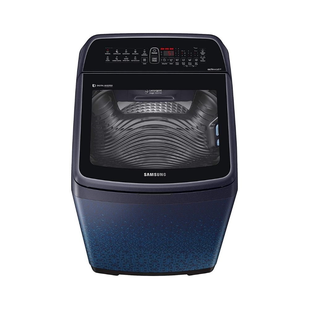 Samsung 7.0 Kg Inverter 5 star Fully-Automatic Top Loading Washing Machine (WA70N4571LE/TL, Ombre Blue, Activwash+)