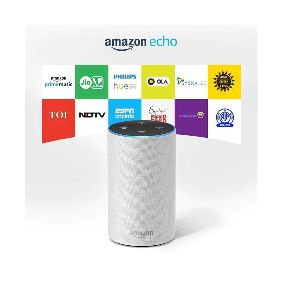 Amazon Echo (2nd Gen) - Powered by Dolby White