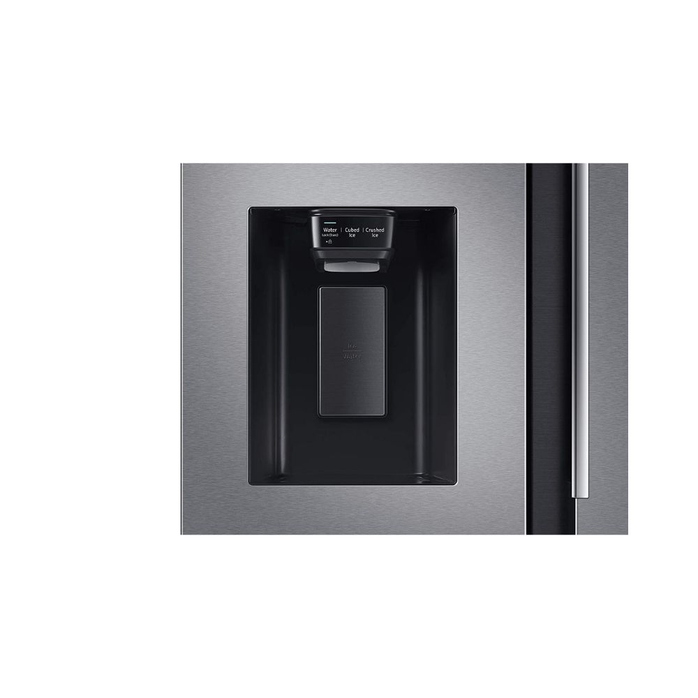 Samsung 676 L Side by Side Refrigerator (RS74R5101SL, Silver)
