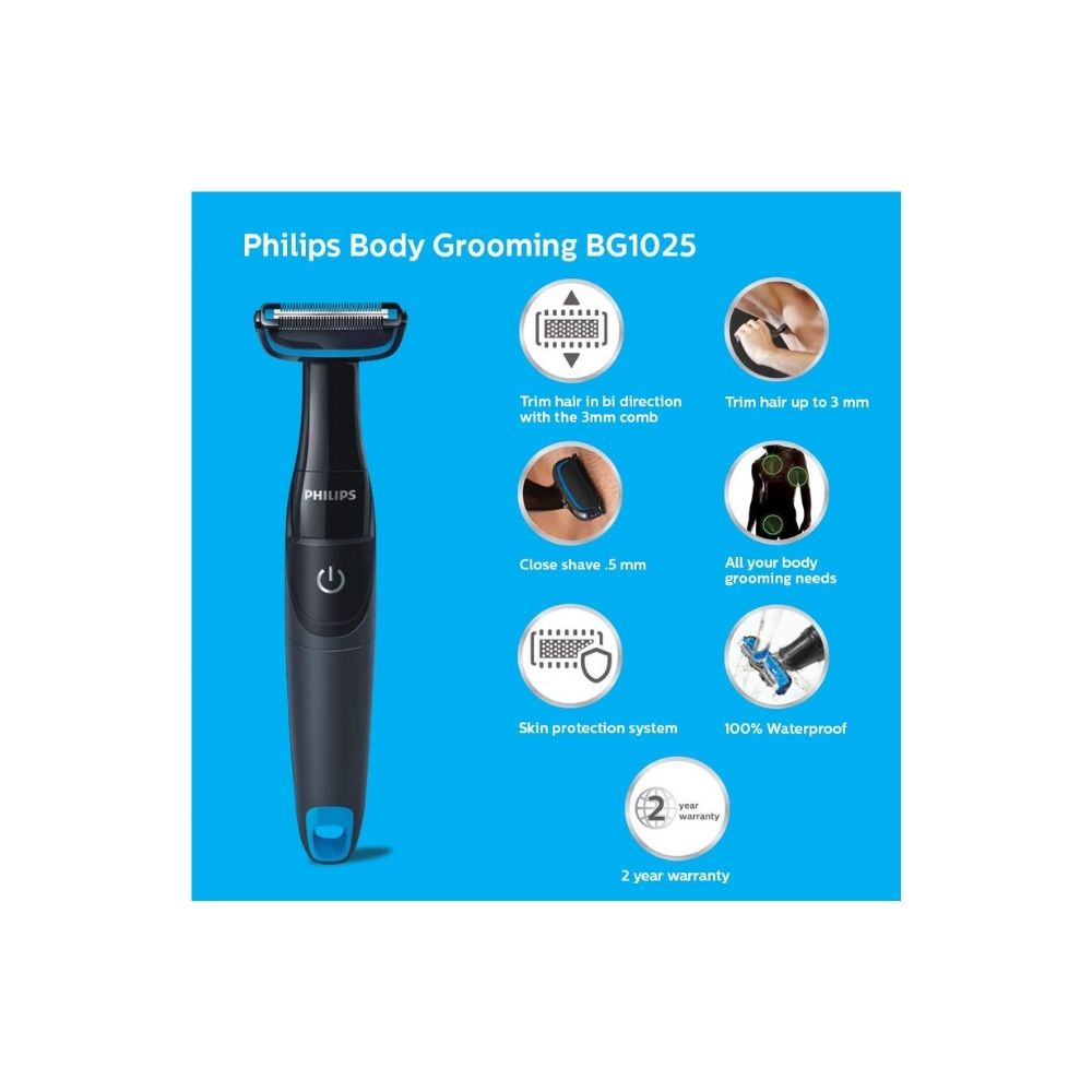 Philips BG1025/15 Showerproof Body Groomer for Men