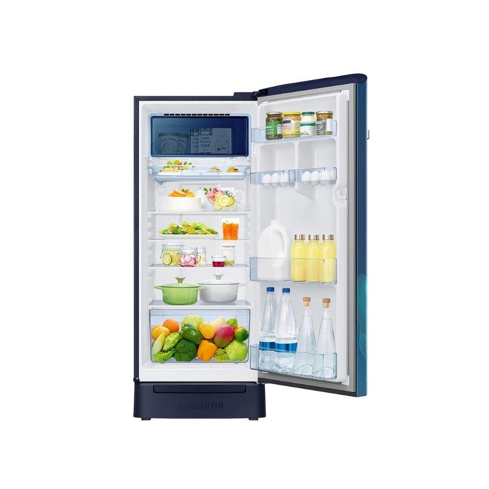 Samsung 225 L 3 Star Direct Cool Single Door Refrigerator Paradise Bloom Blue (RR23A2F2Y9U/HL)