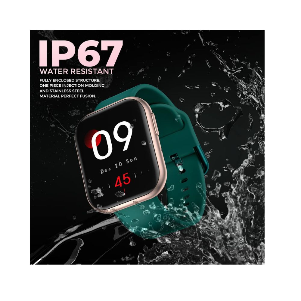 Just Corseca SNUGAR Calling smartwatch with SpO2, 1.69 Inch Full Touch Screen (Gold)