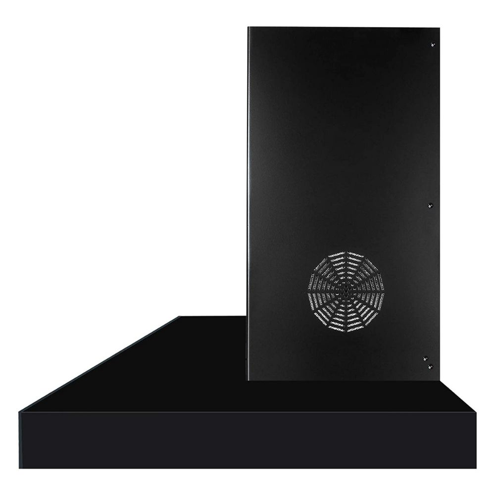 Faber 90 cm 1350 mHR Box-Type Kitchen Chimney Hood STILUX 3D PLUS MAX T2S2 BK TC 90 3 Baffle Filters Touch Control Black