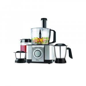 Morphy Richards Icon DLX Food Processor, (Silver, 1000 Watts) 640080