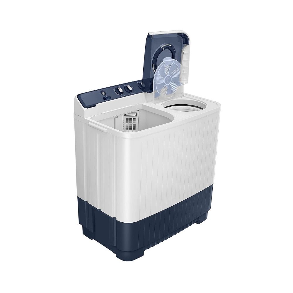 Samsung 11.5 Kg Semi-Automatic Top Loading Washing Machine (WT11A4600LL/TL, Light Gray,Air Turbo Technology)